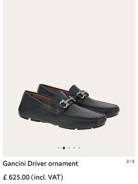 Salvatore Ferragamo Bit Leather Driving Loafers
